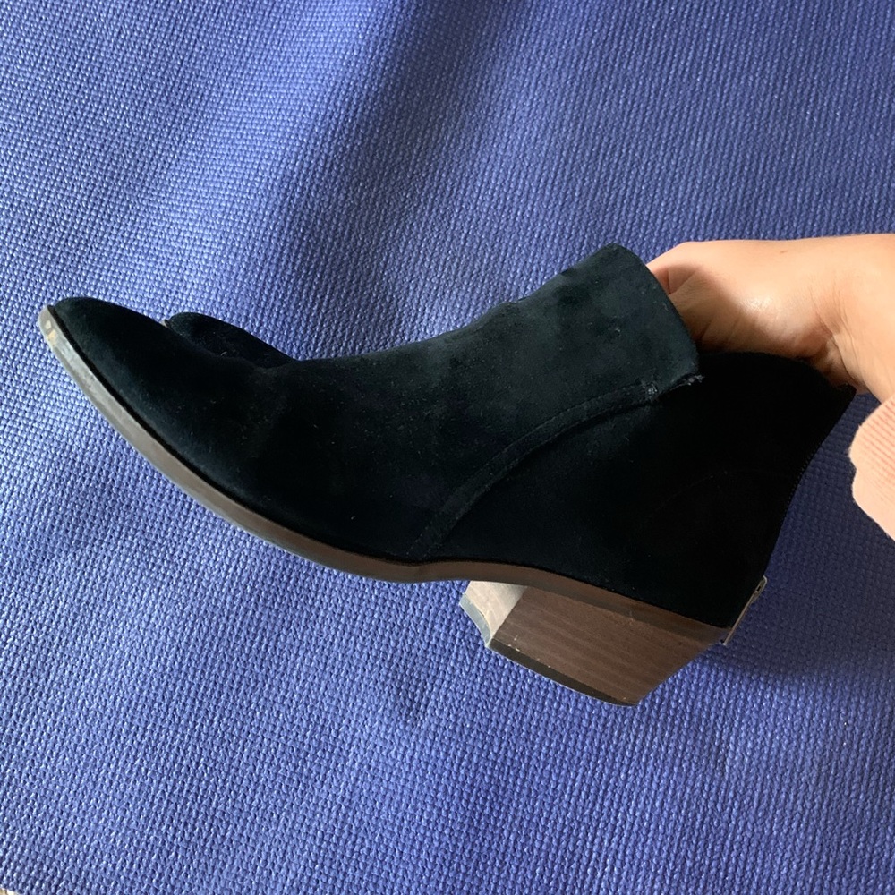 Black booties size 9